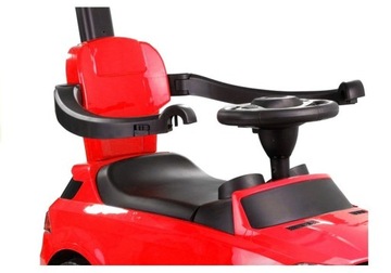 Mercedes Push Ride On 3in1 Барьеры Красный 3288