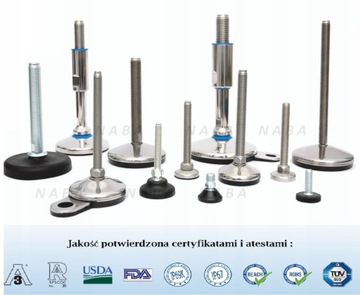 ПОВОРОТНАЯ НОЖКА ДЛЯ INOX MACHINES FI 80 M16x100 A2 НЕРЖАВЕЮЩАЯ НЕРЖАВЕЮЩАЯ НОЖКА ВЫРАВНИВАЮЩАЯ НОЖКА