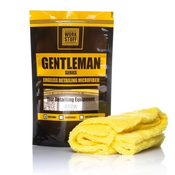 WORK STUFF GENTLEMAN - mikrofibra bezszwowa 40x40 YELLOW 550gsm