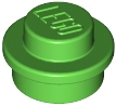LEGO Stud Płytka 1x1 4073 Bright Green Round Plate