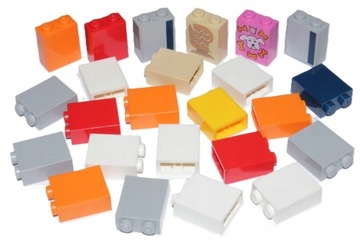 623*LEGO 3245 PANEL SŁUPEK ŚCIANKA BELKA 1x2x2 różne kolory 24 szt