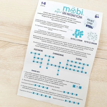 Mobi Gra Matematyczna edukacyjna od 8 lat +