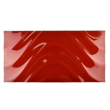 Płytka 3D Tafla szklana czerwona Top Wave 600x300x
