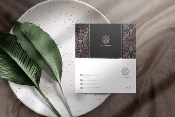 WIZYTÓWKI LUX + logo Rose Gold Różowe Złoto x500