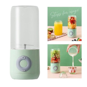 Персональный блендер для смузи, маленькая соковыжималка, зеленый