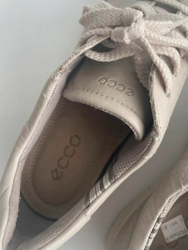 Ecco skórzane buty sneakersy skóra naturalna 38