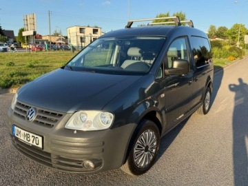 Volkswagen Caddy III Furgon 1.6 102KM 2008 Volkswagen Caddy Vw Caddy 1.6Benz. Klimatron Parktroniki Elektryka Hak Navi, zdjęcie 11