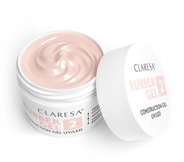 CLARESA RUBBER GEL СТРОИТЕЛЬНЫЙ ГЕЛЬ СТРОИТЕЛЬНЫЙ Тиксотропный ВЫБОР ЦВЕТА 45 г