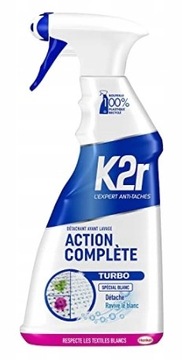 K2r Turbo Odplamiacz do Białych Tkanin 500ml FR