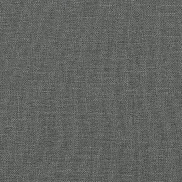 vidaXL Каркас кровати с изголовьем Темно-серый, 140x190 см, обитый тканью