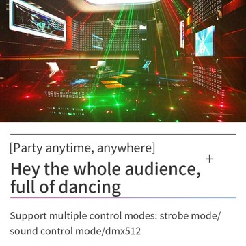 15-глазая лазерная сценическая лампа DMX512