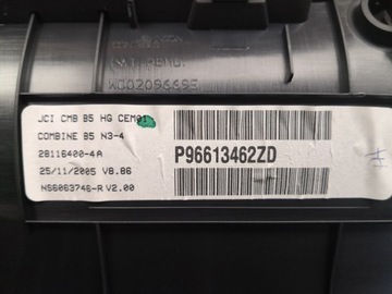 PŘÍSTROJOVÁ DESKA BUDÍKY CITROEN C4 I P96613462ZD