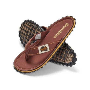 GUMBIES ISLANDER FLIP-FLOPS UNISEX CLASSIC BROWN 43