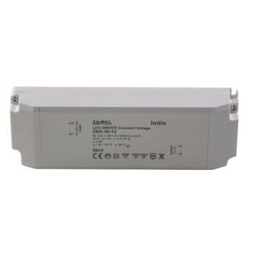 Zasilacz LED 12 V DC / 50 W ZNS-50-12