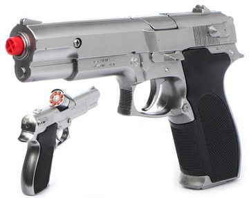 METALOWY PISTOLET NA KAPISZONY 8 NABOI GONHER 45/0