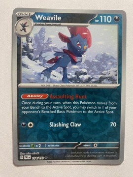 Paldea Evolved reverse 134/193 Weavile