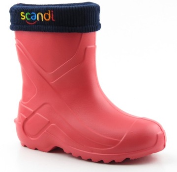 SCANDI LEMIGO РЕЗИНКОВЫЕ БОТИНКИ EVA 30 СНЕЖНЫЕ БОТИНКИ