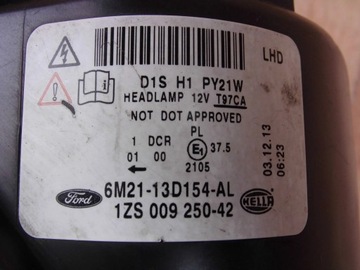 FORD S-MAX GALAXY 2006-2015 SVĚTLO PRAVÝ PŘEDNÍ PRAVÁ XENON