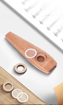 МУЗЫКАЛЬНЫЕ ИНСТРУМЕНТЫ KAZOO ИЗ МАССИВА ДЕРЕВА