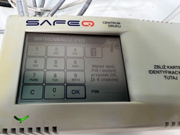 Кабельная разводка терминала SAFEQ
