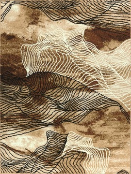 MODERNISTYCZNY DYWAN 200x300 - BEŻOWY - SOFT - NOWOŚĆ!