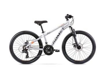 Rower Romet RAMBLER DIRT 24 szaro-pomarańczowy