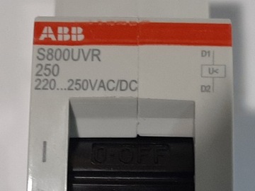 ABB S800-UVR250 Wyzwalacz podnapięciowy 220-250V