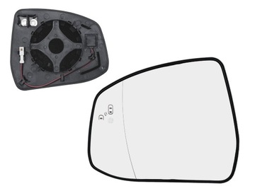 Wkład lusterka lewy FORD FOCUS MK3 MONDEO MK4 BLIS