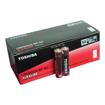 Bateria alkaliczna Toshiba AAA (R3) 60 szt.