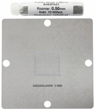 SITO BGA AM6310ITJ44JB AM6210ITJ44JB 90mm + KULKI