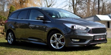 Ford Focus III Kombi Facelifting 1.0 EcoBoost 125KM 2015 Ford Focus ST-LINE Bezwypadkowy z Niemiec Ksenon Full, zdjęcie 3
