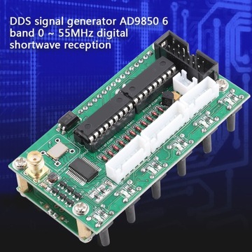 Генератор сигналов AD9850 DDS, 6 диапазонов, 0 ~ 55 МГц