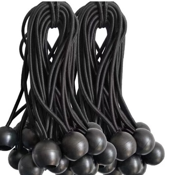 50 SZT ELASTYCZNA GUMA DO MOCOWANIE PLANDEKI BANERÓW 20CM