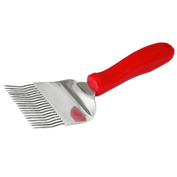 Odsklepiacz widelcowy prosty z rączką drewnianą