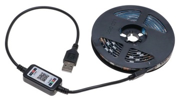 СВЕТОДИОДНАЯ ЛЕНТА RGB 5050 2 м ТВ BLUETOOTH USB-приложение
