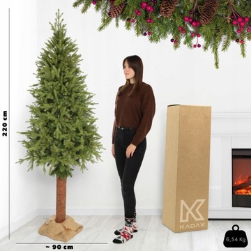 ИСКУССТВЕННЫЙ СТВОЛ РОЖДЕСТВЕНСКОЙ ЕЛИ 220 СМ ЕЛЬ ПРЕМИУМ ПРЕМИУМ
