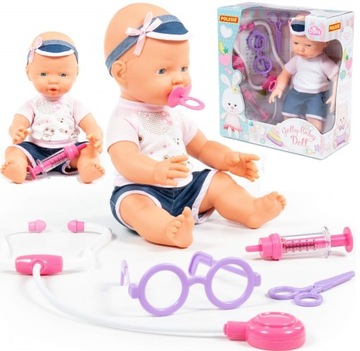 POLESIE BABY DOLL 35СМ соска DOCTOR'S SET PL