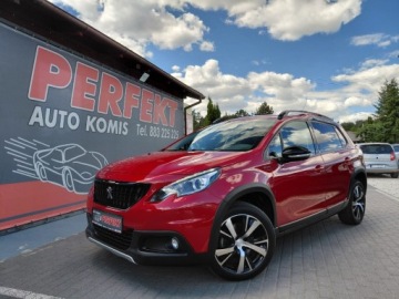 Peugeot 2008 I SUV Facelifting 1.6 BlueHDi 120KM 2018 Peugeot 2008 GT-Line Navi Klimatronik Sensor Elektryka PDC Alu 1.6 Diesel