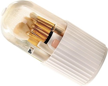 Поворотный на 360° держатель для кистей для макияжа большой емкости, 5 отделений P