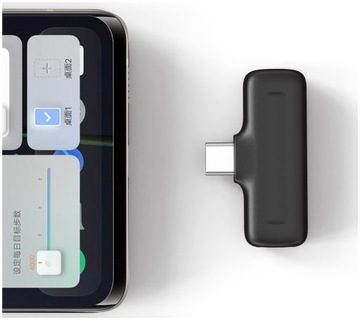 2 беспроводных микрофона USB-C для Android-смартфона