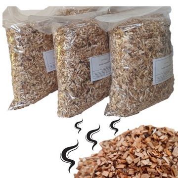 Zrębki wędzarnicze drewno do wędzenia BUK-OLCHA KL08 40L 10 kg