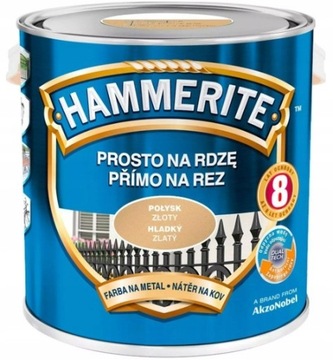 HAMMERITE POŁYSK ZŁOTY 0,25 L