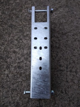 Кронштейн крепления основания, держателя лебедки для прицепа для лодки 44 см.