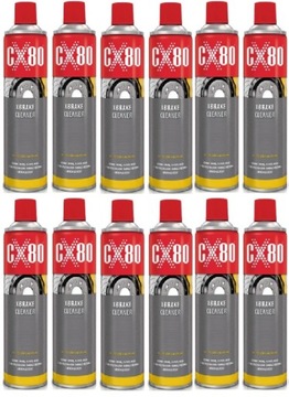 CX80 XBRAKE CLEANER Zmywacz do hamulców odtłuszczacz spray 12x600ml
