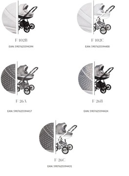 Коляска Baby Merc Faster Style 3в1, пудрово-розовый 91С