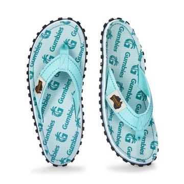 GUMBIES ISLANDER FLIP-FLOPS UNISEX MINT MULTI LOGO 44