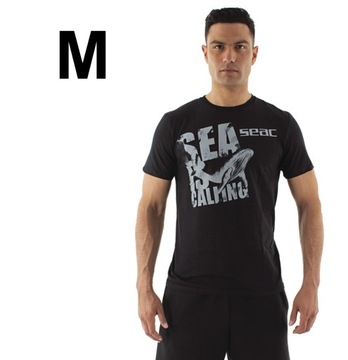 Koszulka T-shirt SEAC męski czarny M