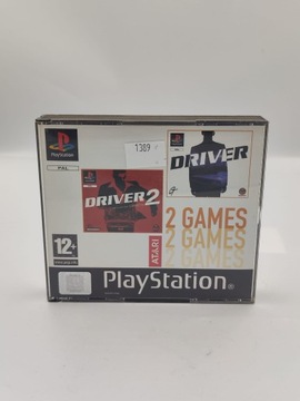 Gra 2 GAMES DRIVER 1 i 2 Sony PlayStation (PSX)