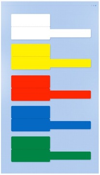 NIIMBOT B21/B3S КАБЕЛЬНЫЕ ЭТИКЕТКИ 25*38мм 100шт