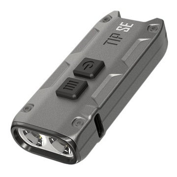 Latarnia brelok Nitecore TIP SE (USB Type - C), szary
